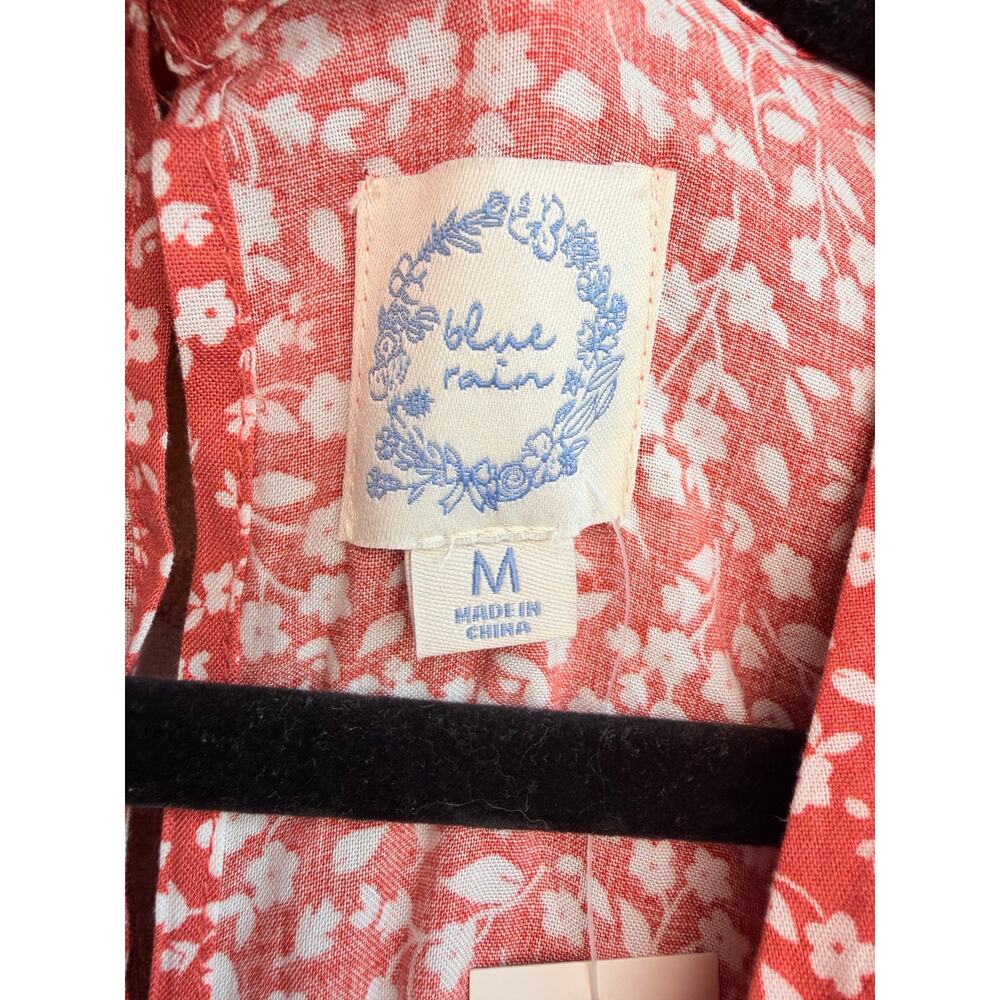 Blue Rain Orange Romper Size Medium NWT - Picture 5 of 5